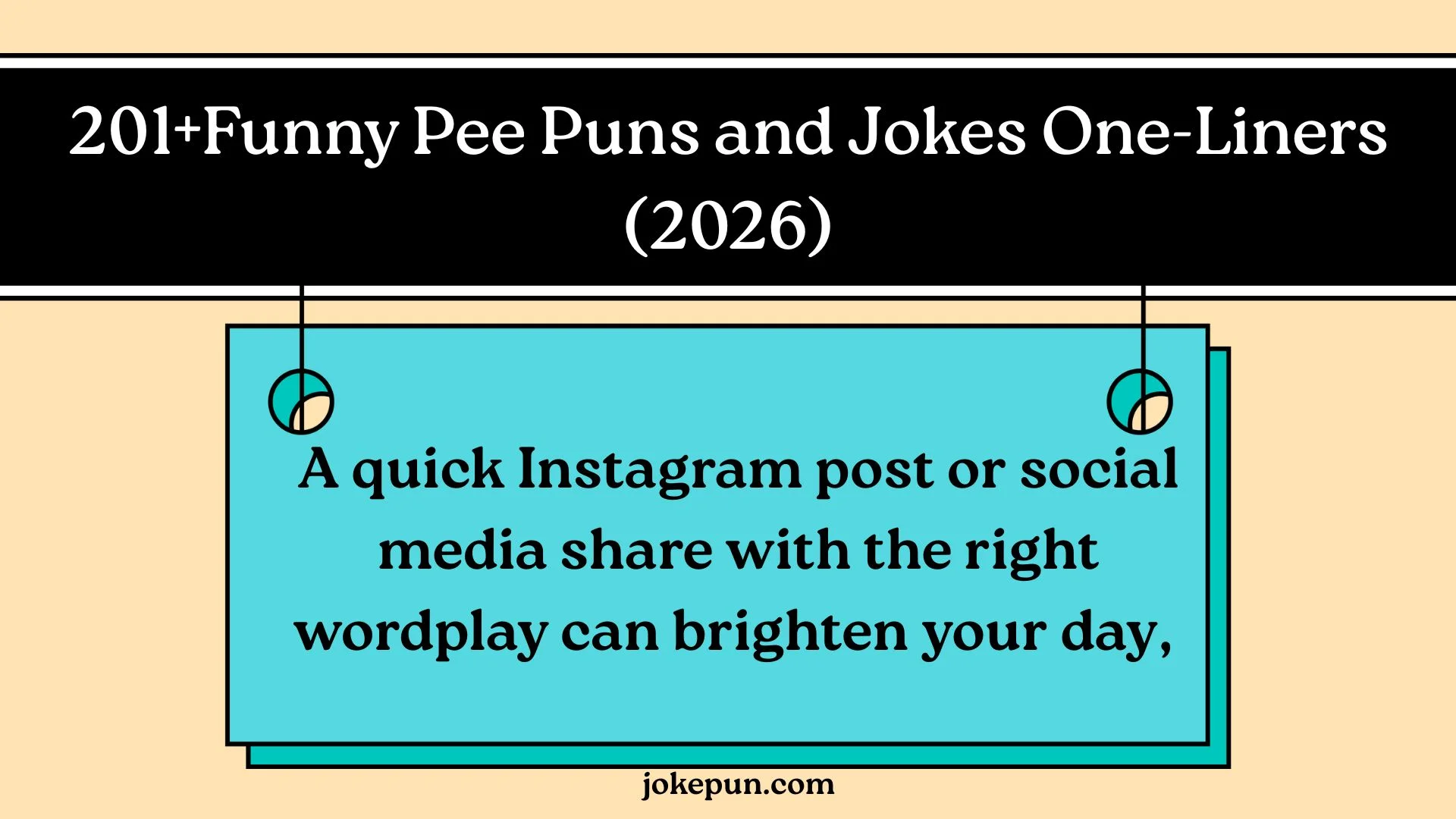 Funny Pee Puns and Jokes One-Liners
