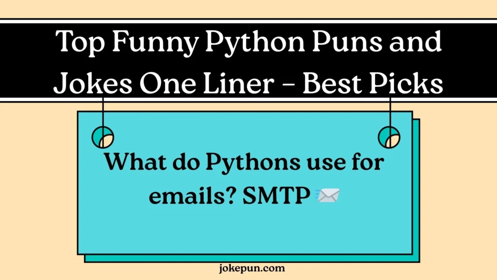 Top Funny Python Puns and Jokes One Liner – Best Picks