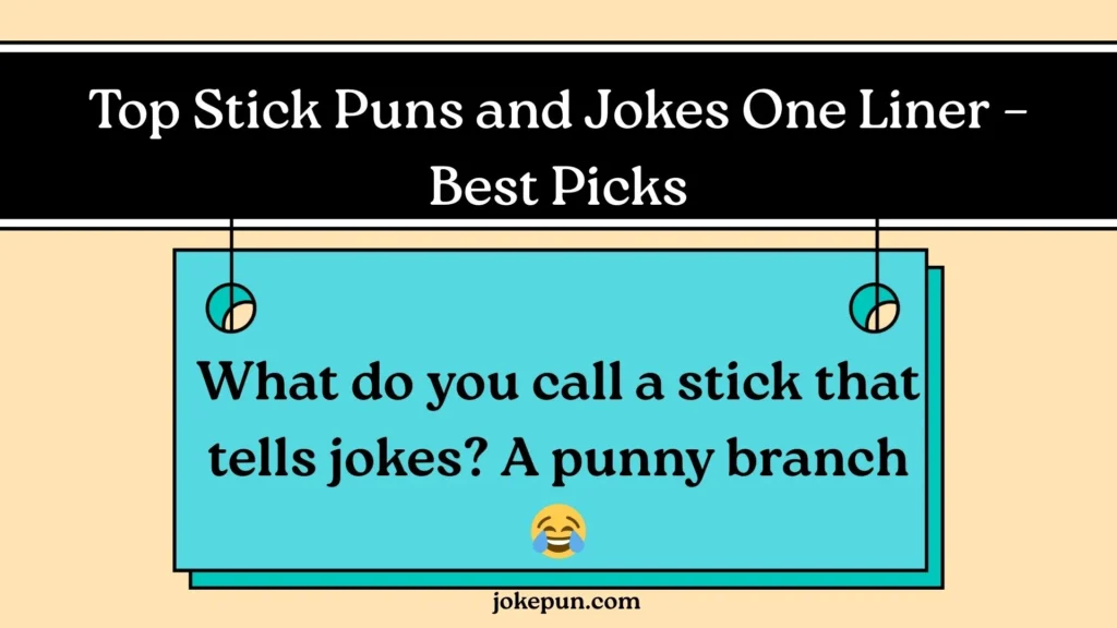 Top Stick Puns and Jokes One Liner – Best Picks