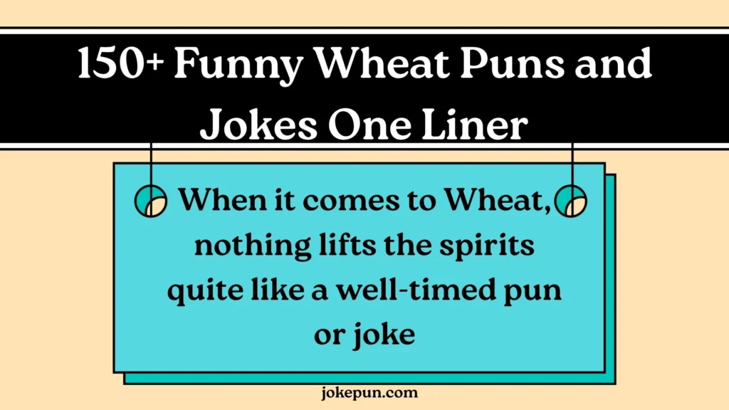 150+ Funny Wheat Puns and Jokes One Liner for (2026)
