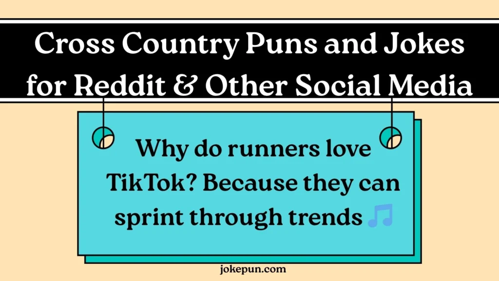 Cross Country Puns and Jokes for Reddit & Other Social Media