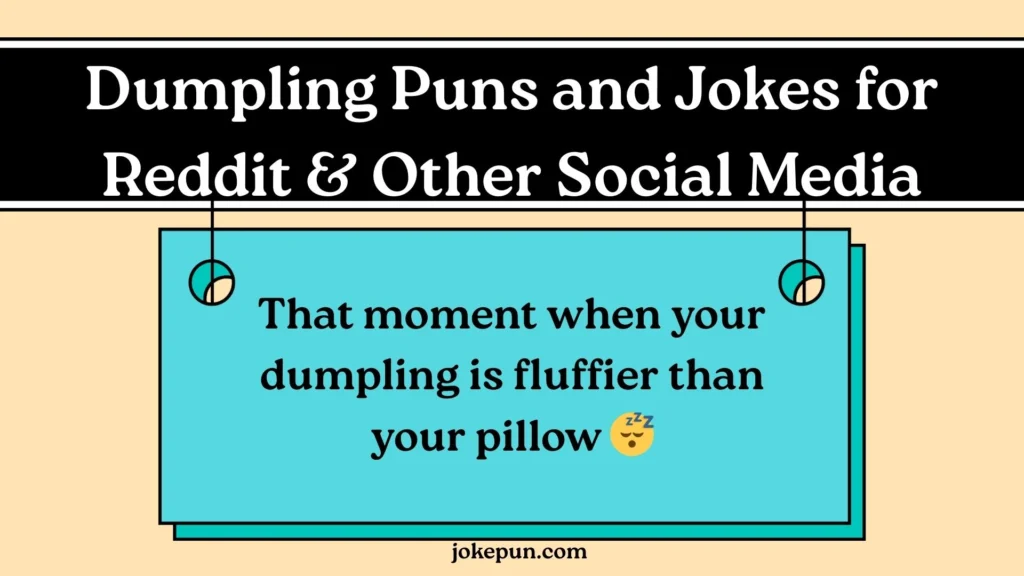 Dumpling Puns and Jokes for Reddit & Other Social Media