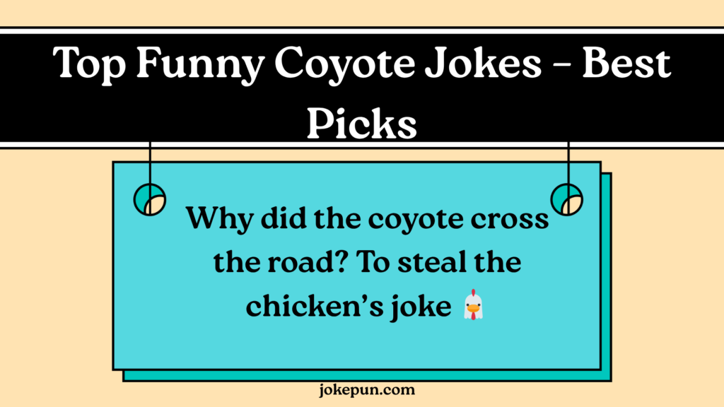 Top Funny Coyote Jokes – Best Picks