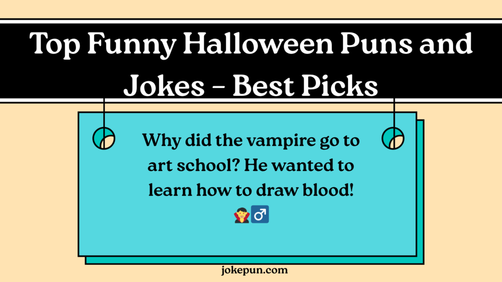 Funny Halloween Jokes and Puns for Kids