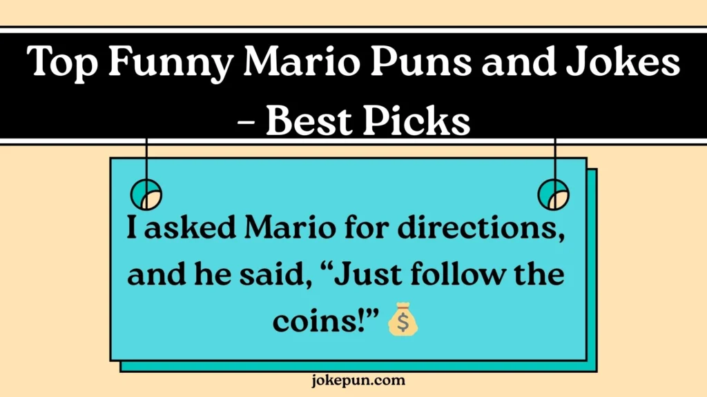 Top Funny Mario Puns and Jokes – Best Picks