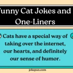 150+ Funny Cat Jokes and Puns One-Liners
