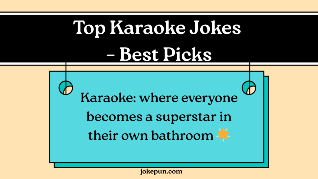 Karaoke Puns and Jokes for Reddit & Other Social Media