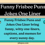 Funny Frisbee Puns and Jokes One Liner