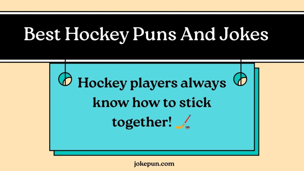 Best Hockey Puns And Jokes
