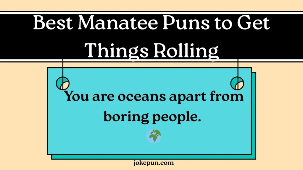 Best Manatee Puns to Get Things Rolling
