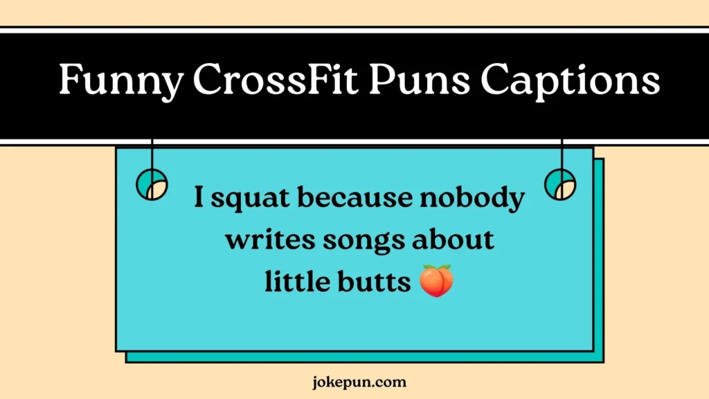 Funny CrossFit Puns Captions