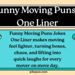 Funny Moving Puns Jokes One Liner