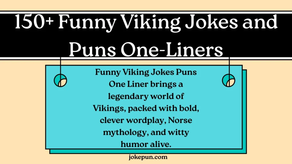 Funny Viking Jokes and Puns One-Liner