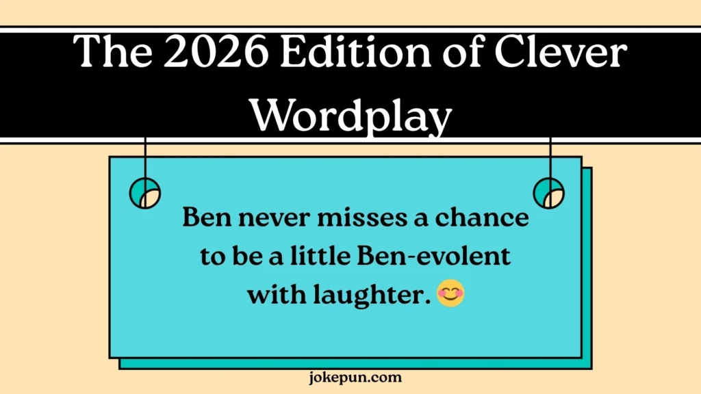 The 2026 Edition of Clever Wordplay