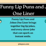 Funny Lip Puns and Jokes One Liner
