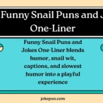 Funny Snail Puns and Jokes One-Liner