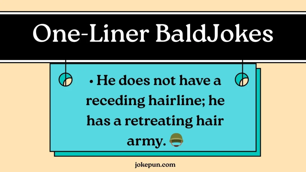 One-Liner Bald Jokes