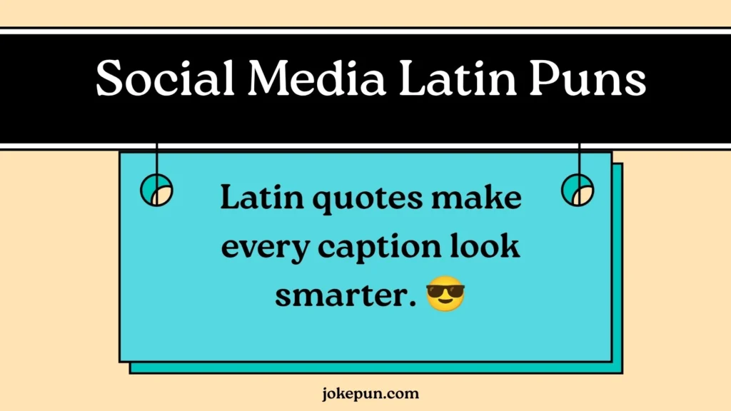 Social Media Latin Puns